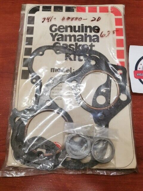 NOS Yamaha 1974 TX750A TOP END GASKET KIT SET 341-00000-20-00 341-00000-21- Y133