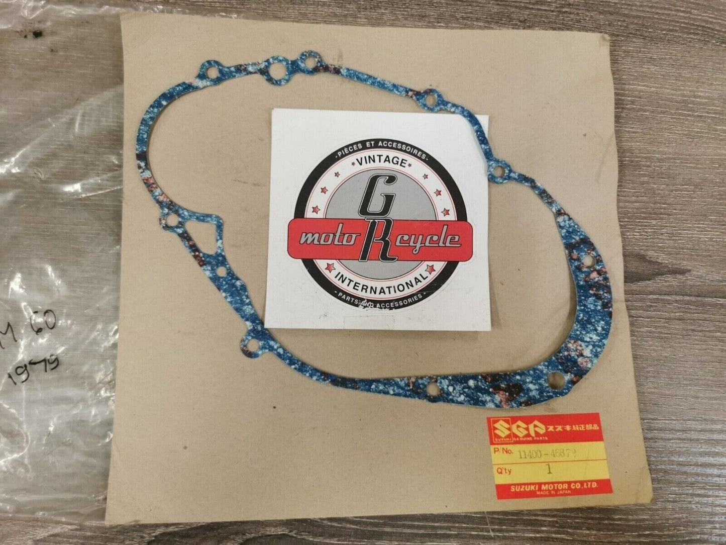 NOS SUZUKI RM60 1979 GASKET SET 11400-46872 SUB BY  11400-46873 S25