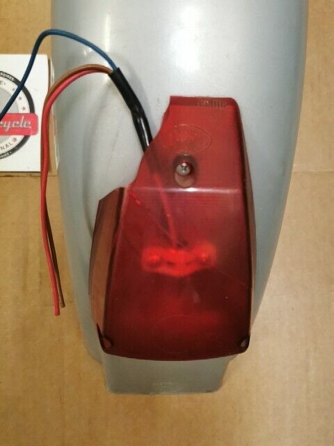 NOS PRESTON PETTY IT REAR FENDER KIT SILVER S718630 ( BROKEN LENS )
