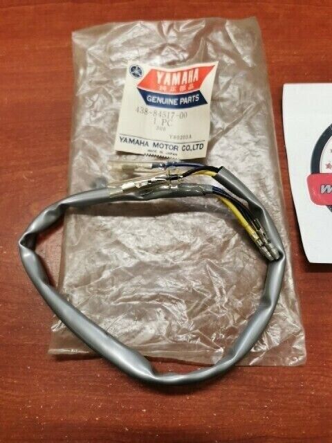 NOS Yamaha DT250 DT360 DT400 TX650 XS650 TAIL LAMP CORD 438-84517-00-00 Y130