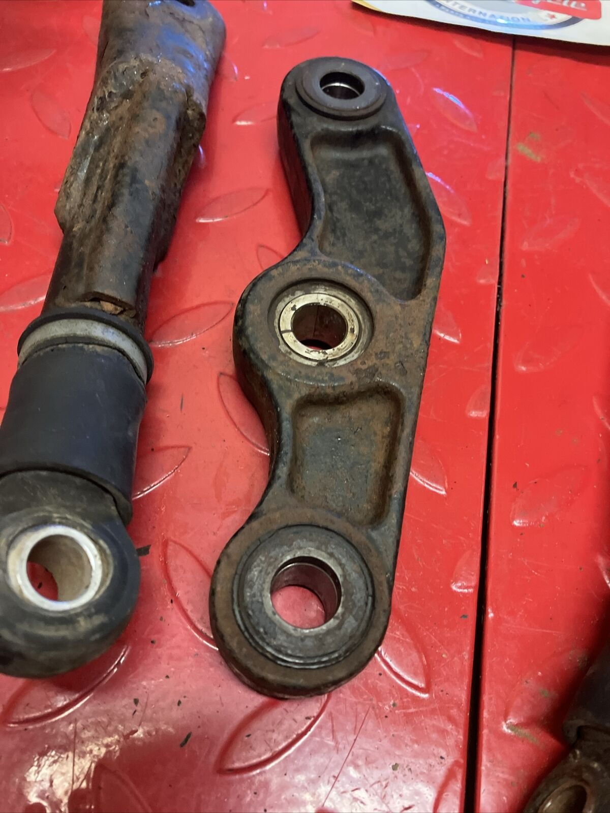Kawasaki KX125 1980 Rear shock absorber linkage suspension arm unitrak rod