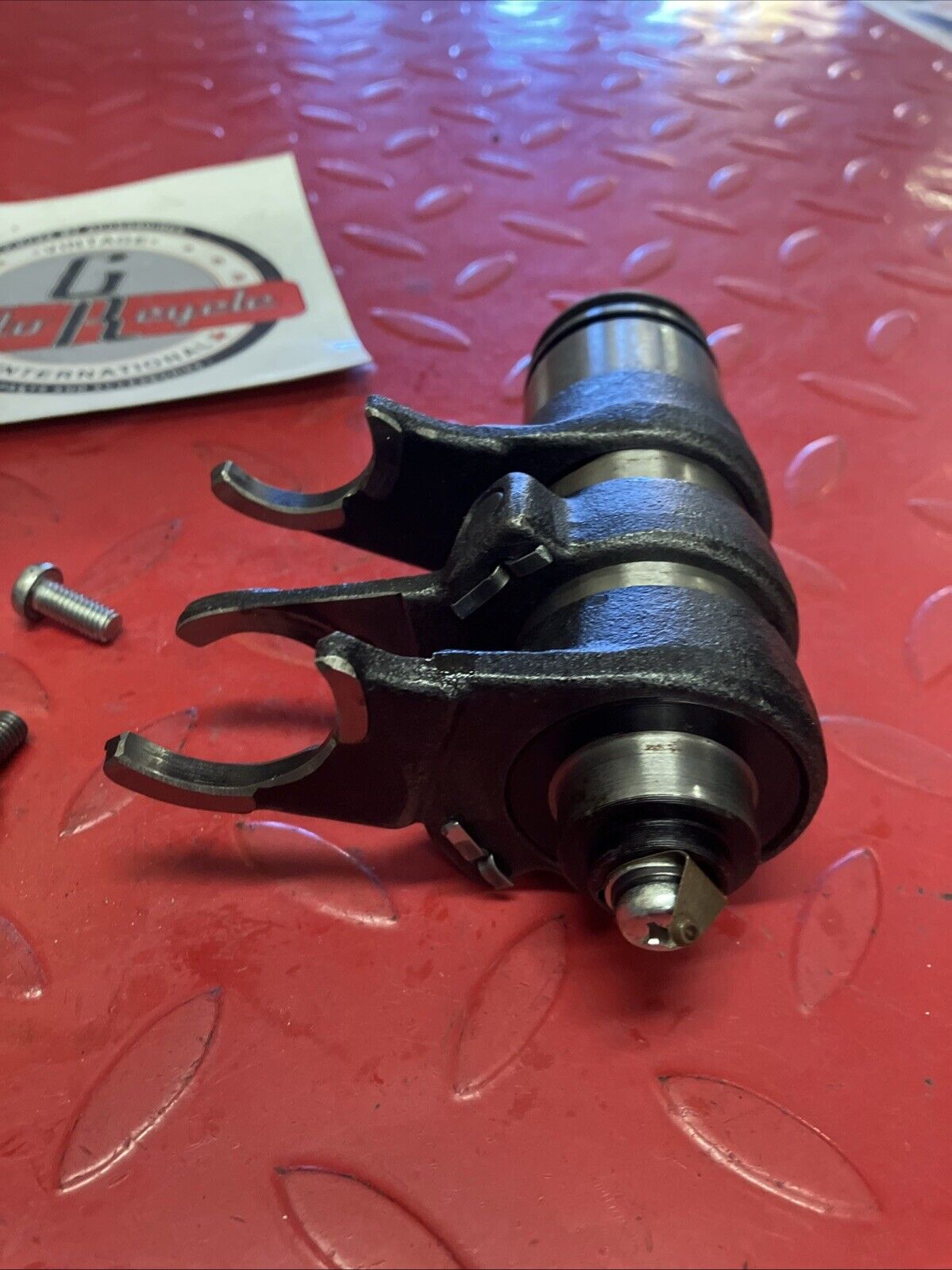 Kawasaki G5 1972 transmission gearshift gear shift drum cam forks 13239-005 2