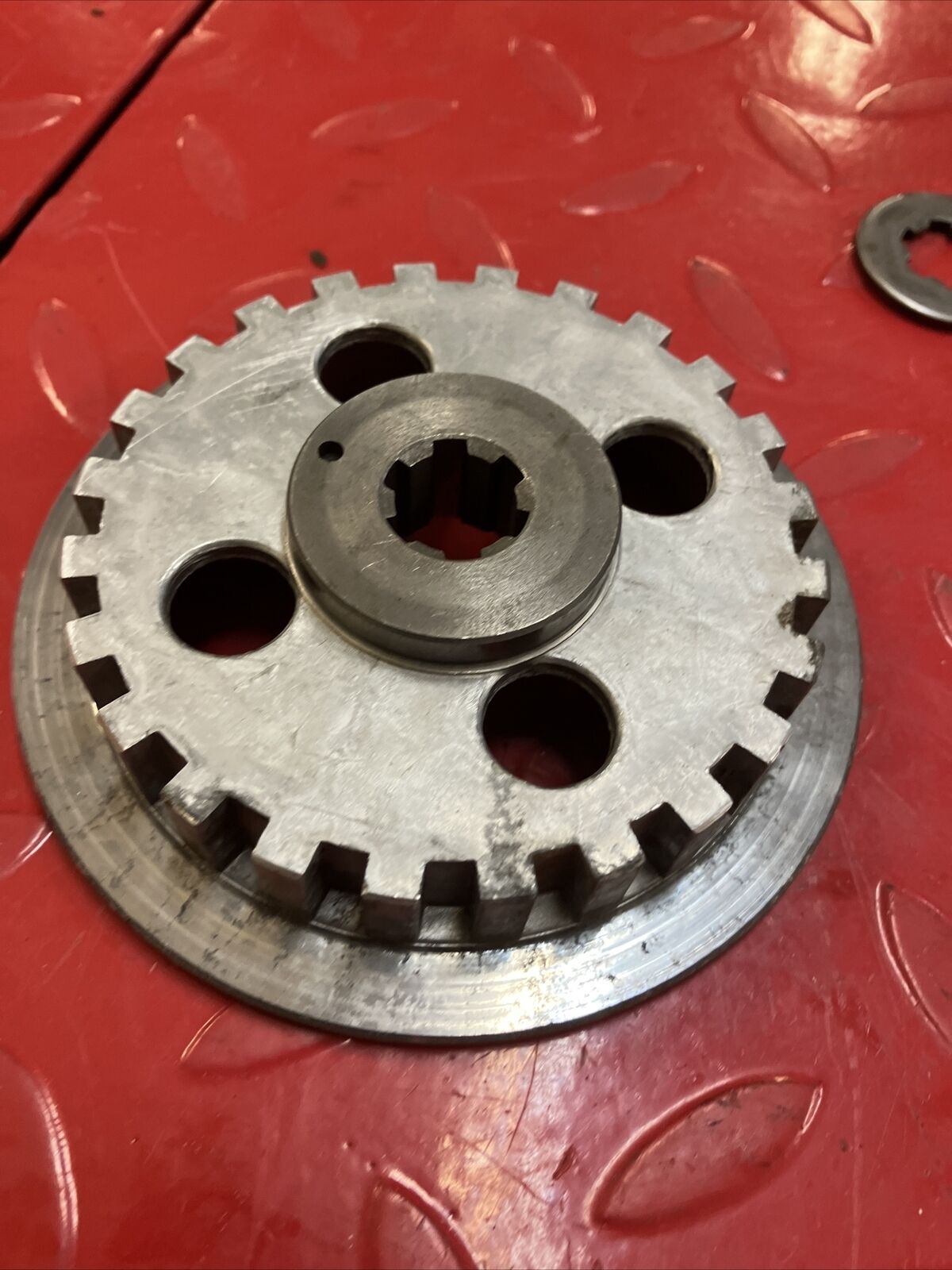 Honda XR80R 1986 clutch basket hub pressure plate 22100-149-000 22121-115-010