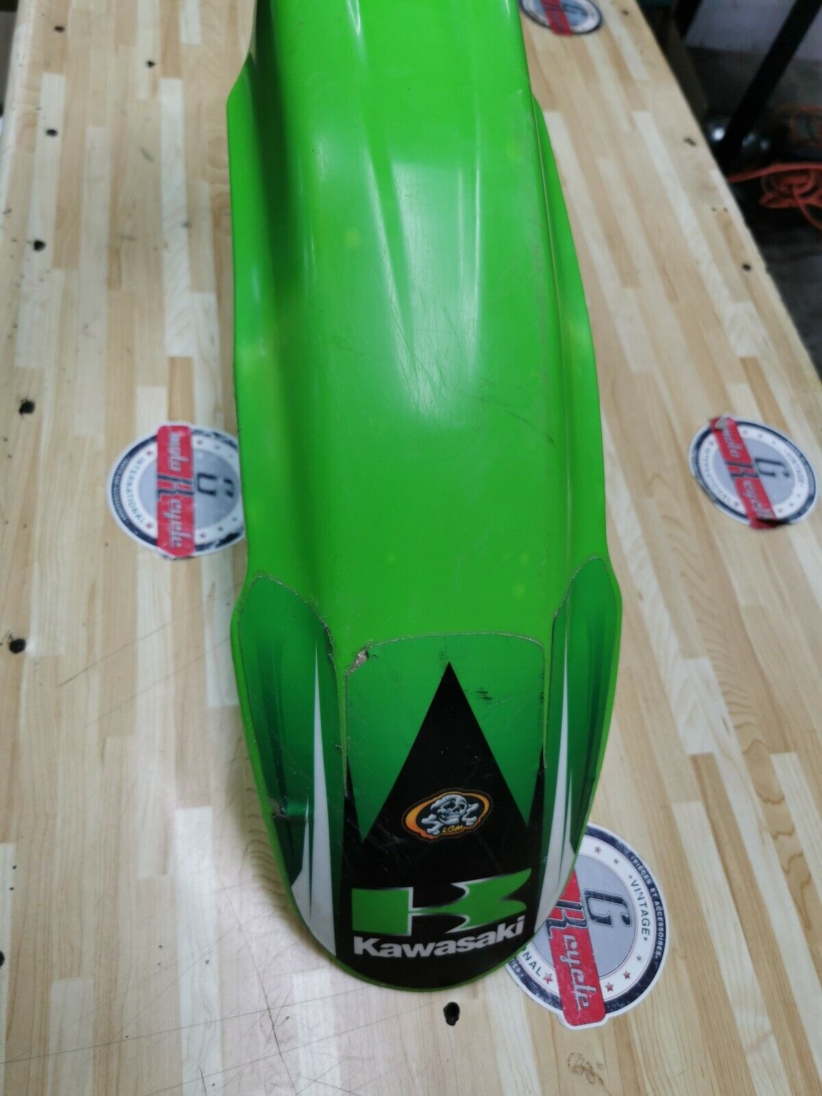 Kawasaki KX250F 2005 front fender plastic fairing KX125 KX250