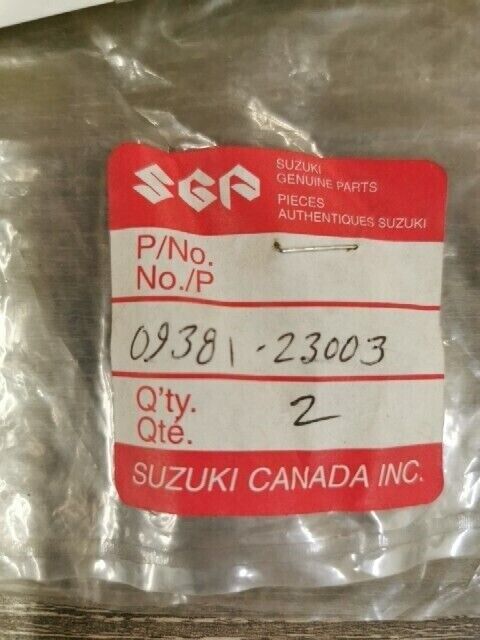NOS SUZUKI DR500R DR500S DR600R DR600SU LS650 LTA500F CIRCLIP 09381-23003 S52