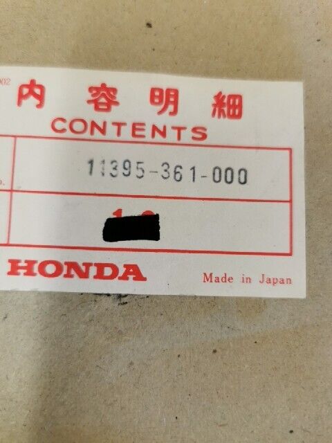 NOS HONDA MT125 1974 - 1976 GASKET L CRANKCASE COVER 11395-361-000 H100