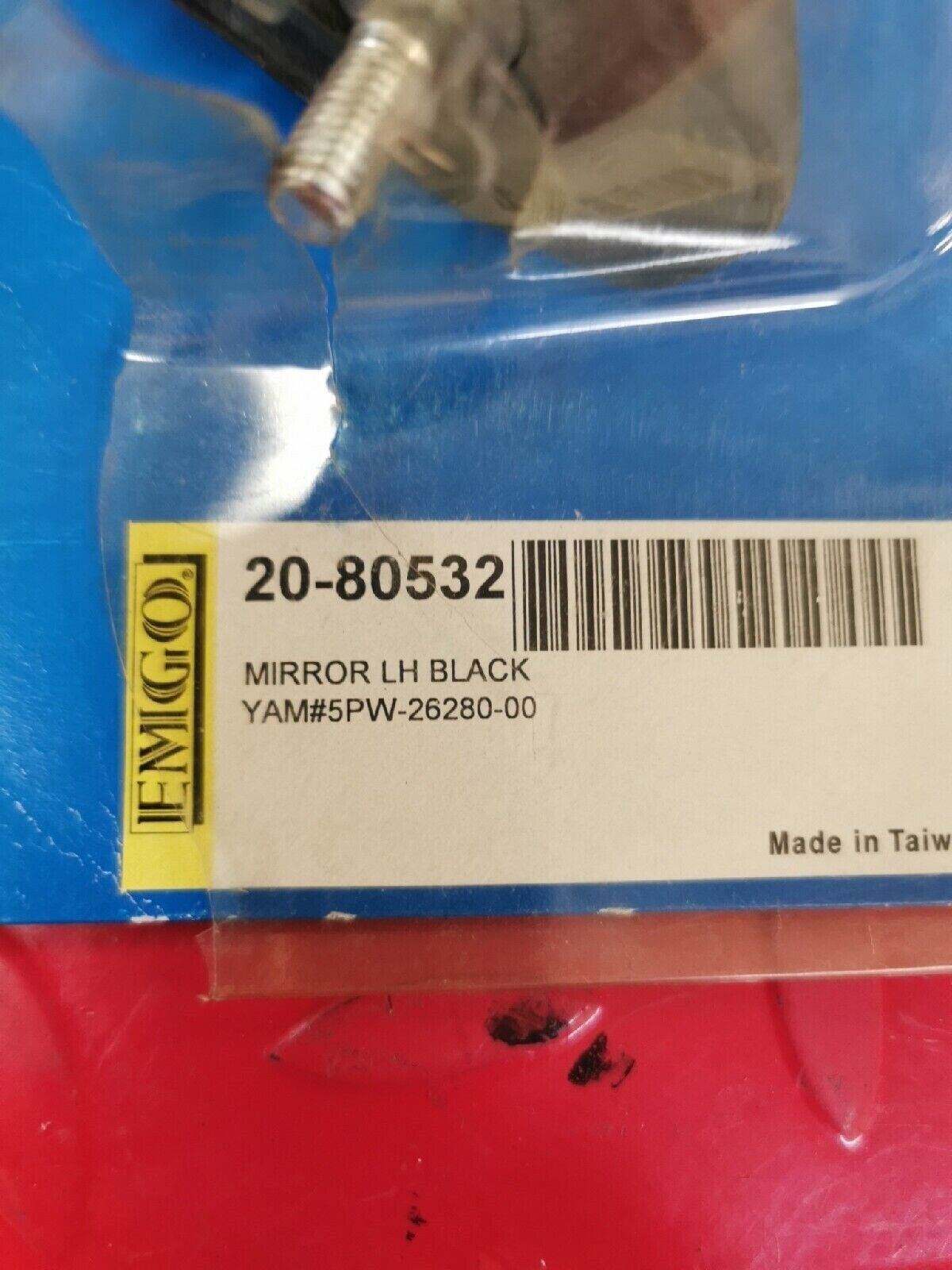 NOS YAMAHA YZF1000R1 2002 2003 Mirror Left Black 5PW-26280-00-00 J6