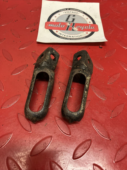 Kawasaki KDX80 1987 Left Right footrest footpeg foot rest peg step KX60 KX80
