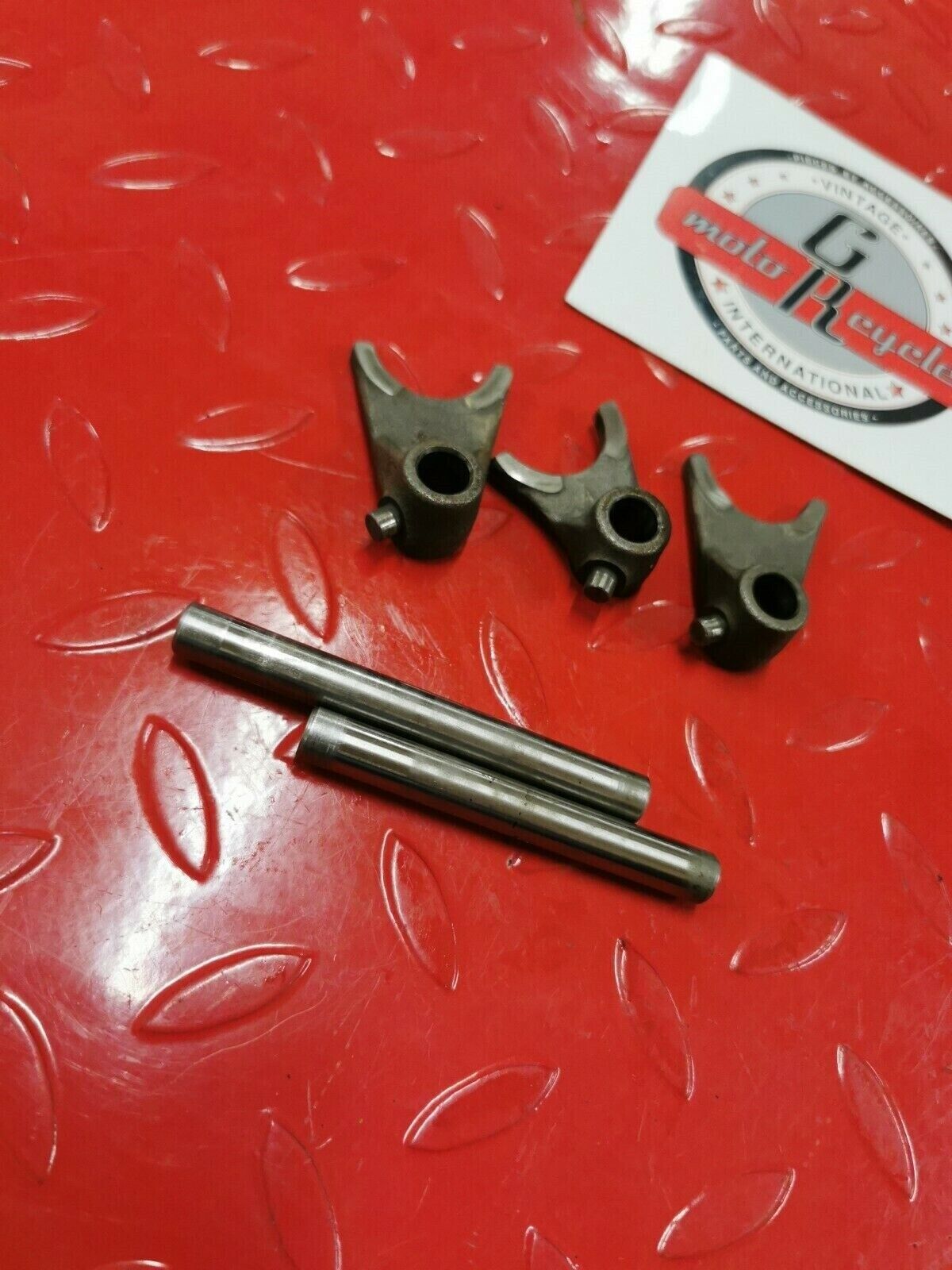 Kawasaki KX80 1979 transmission gearshift gear shift forks 13140-1021