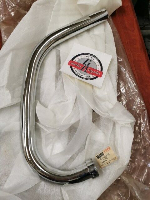 NOS Yamaha 1978 1979 XS400 RIGHT SIDE EXHAUST PIPE 2L0-14621-00-00 Y128