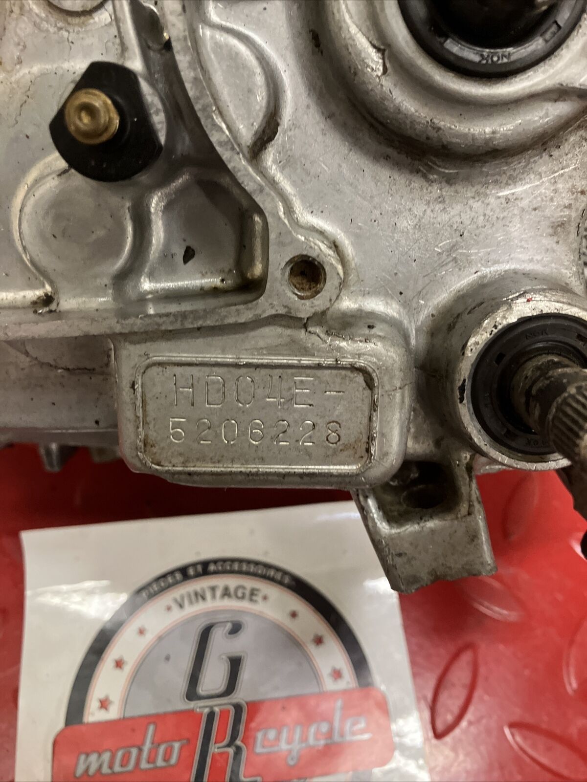 Honda XL80S 1982 engine motor bottom end crankcase crankshaft transmission