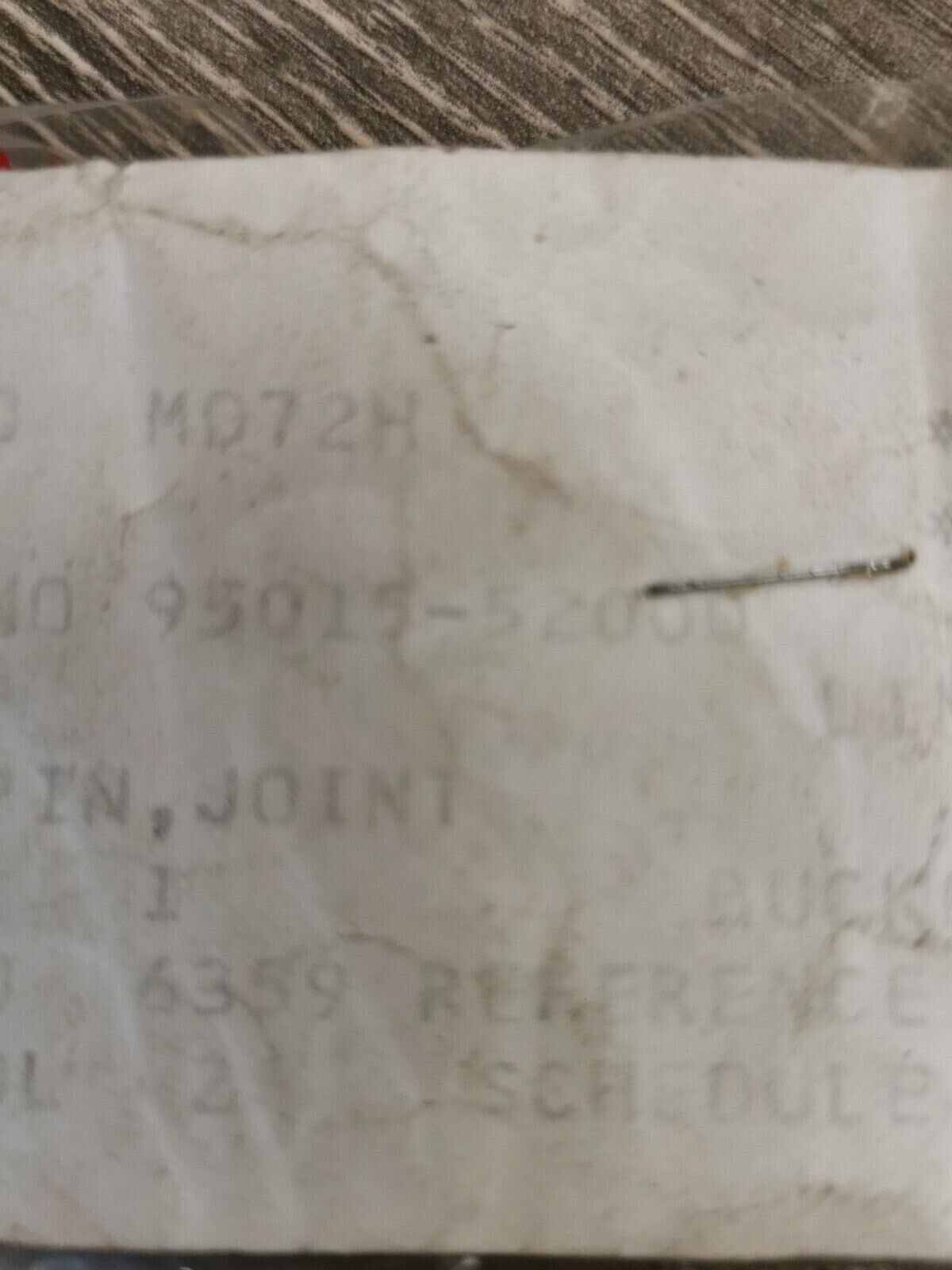 NOS HONDA PIN 95015-52000 H58