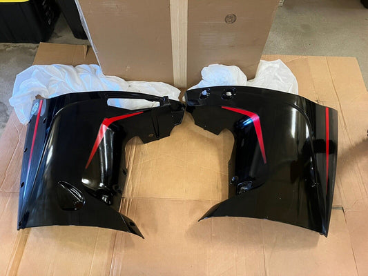 Mercury Engine motor Lower cowl set black and red 100-8m0142219