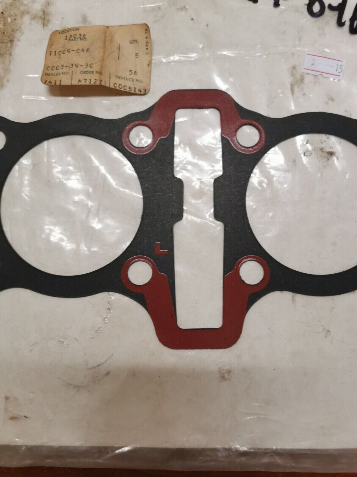 NOS Kawasaki 1977 - 1979 KZ650 CYLINDER BASE GASKET 11009-046 K36