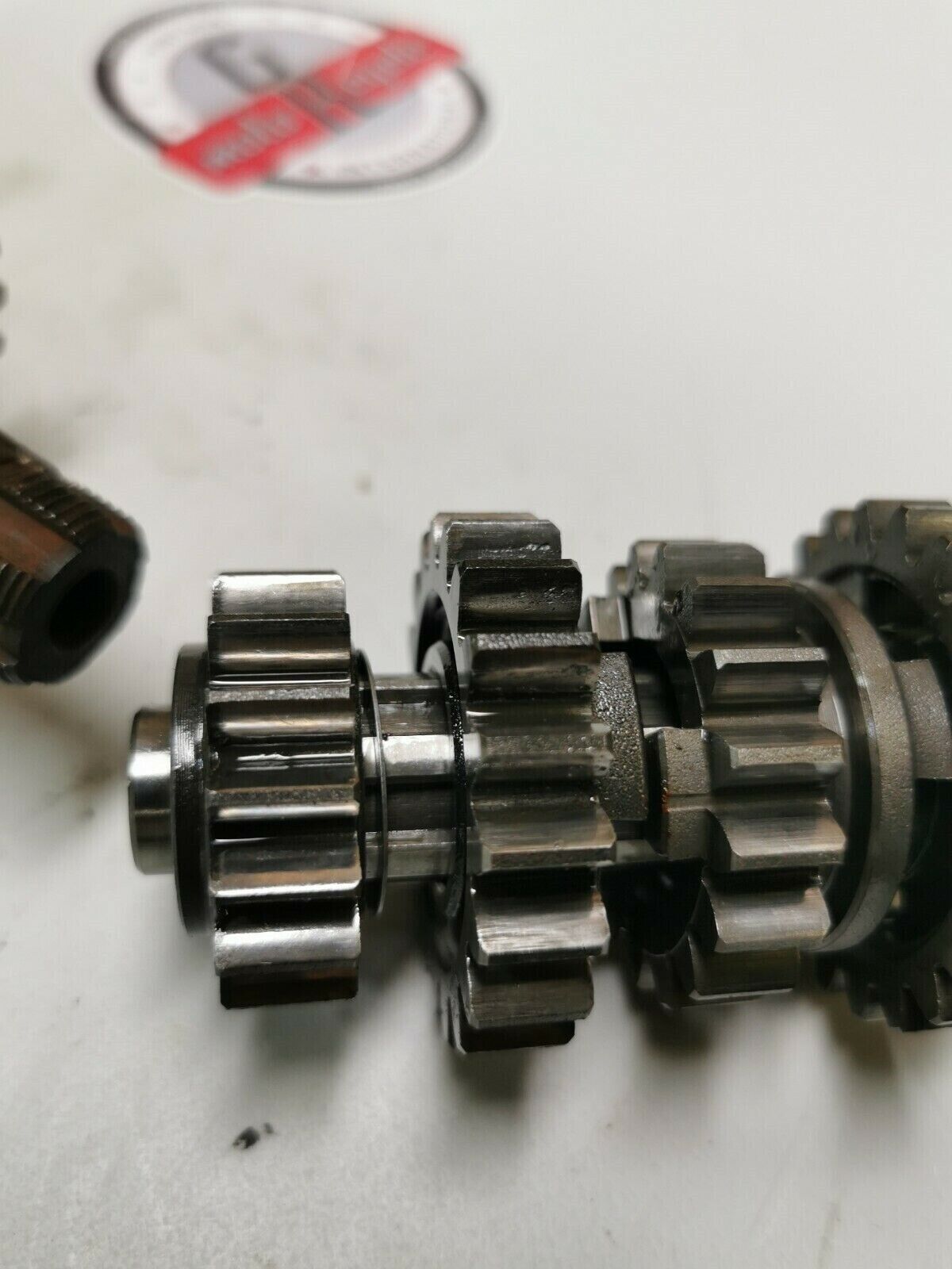 Suzuki RM250 1976 transmission mainshaft countershaft main counter shaft gear