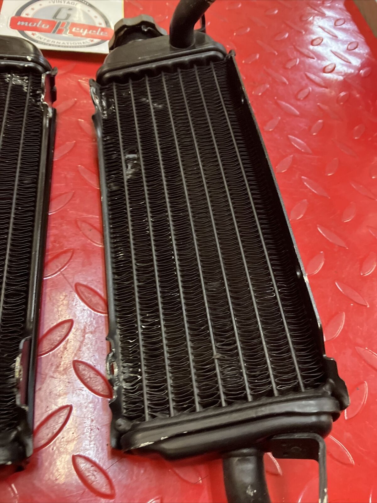 Suzuki RM125 1985 left right radiator set 1985 17710-14502 1984