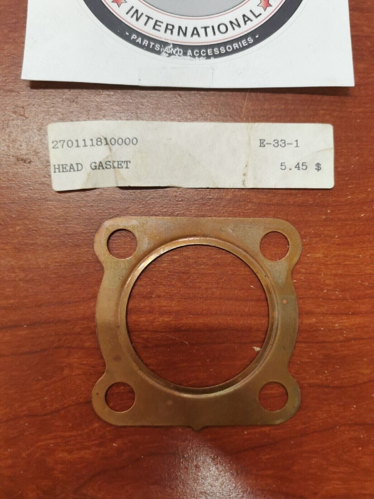 NOS Yamaha CYLINDER HEAD GASKET 270-11181-00-00 Y77