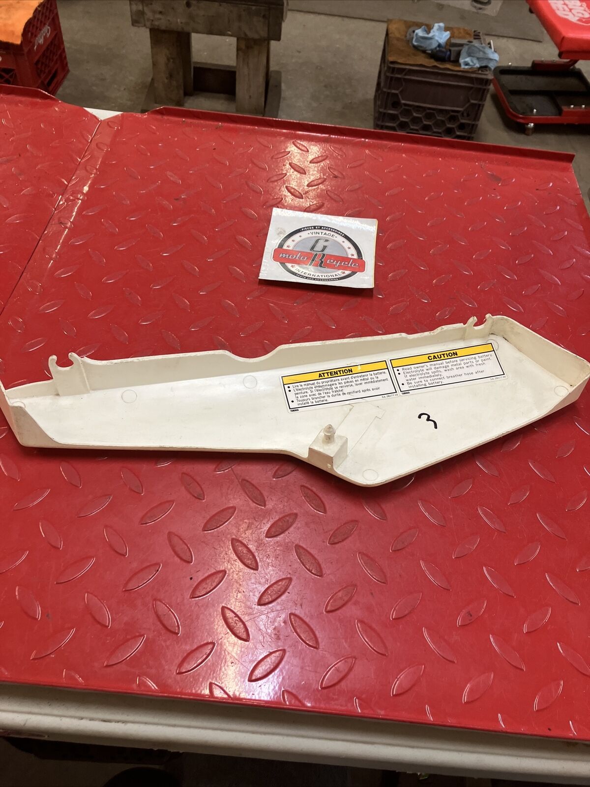 Yamaha DT50 Right side cover panel 3