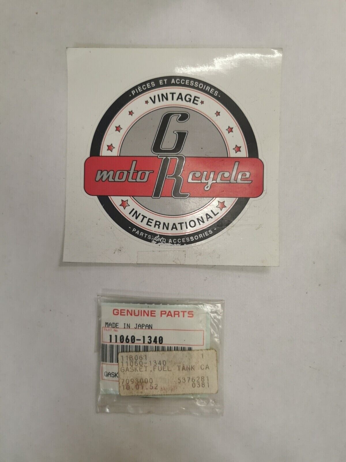NOS KAWASAKI FUEL TANK CAP GASKET 11060-1340 K33