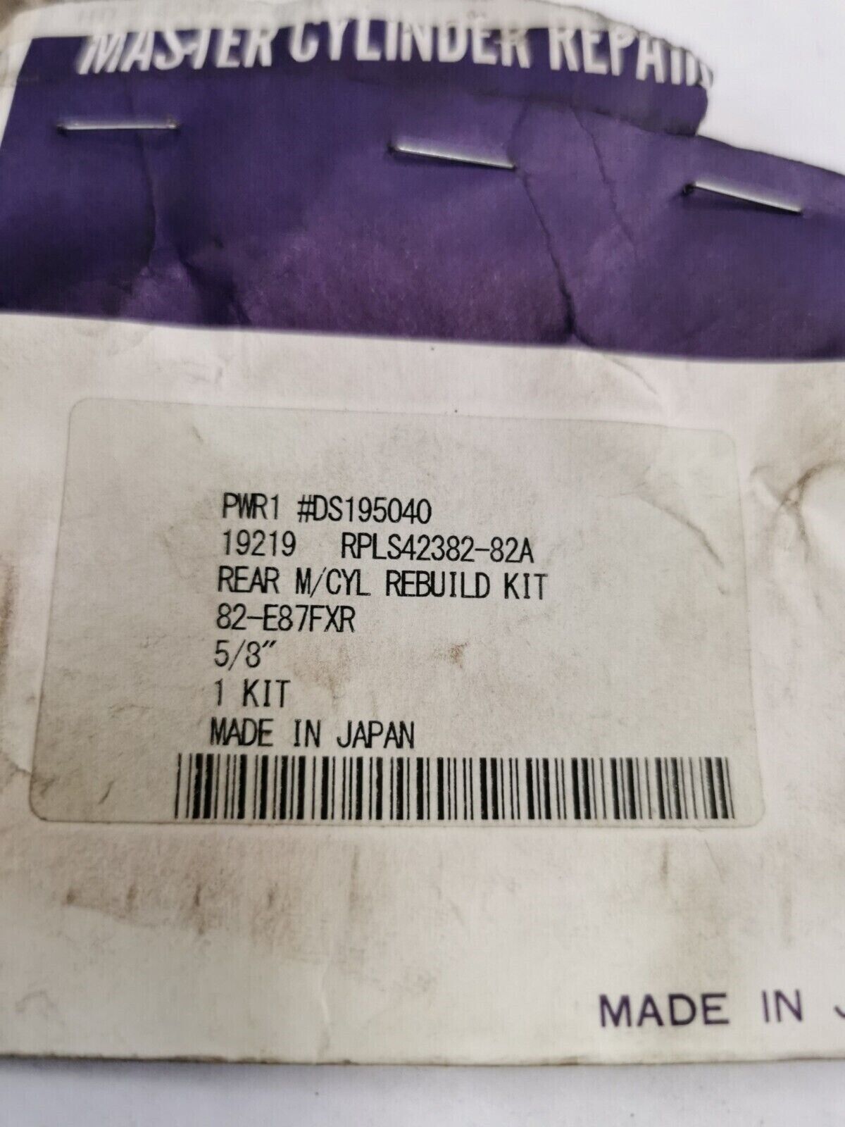 NOS REAR CYLINDRE REBUILT KIT HARLEY DAVIDSON 42382-82A J35