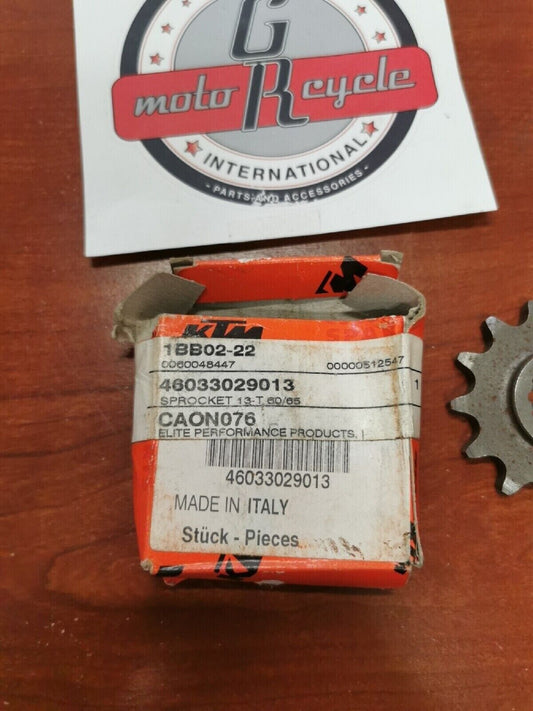 NOS KTM 65SX 60SX SPROCKET 13-T 460330290 KT3