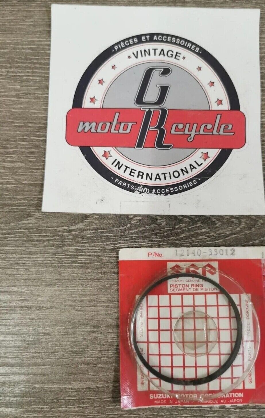 NOS SUZUKI GT380 GT250 RING SET STD 12140-33012 S23