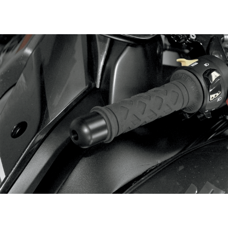 VORTEX BAR END SLIDER F/ KAWASAKI BLACK BE408K