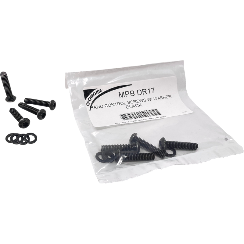 DRAG SPECIALTIES SCREWS HAND CONTROL BL NC MPBDR17