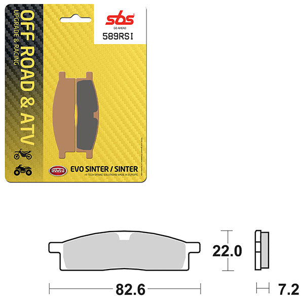SBS EVO SINTER BRAKE PAD 6280589100