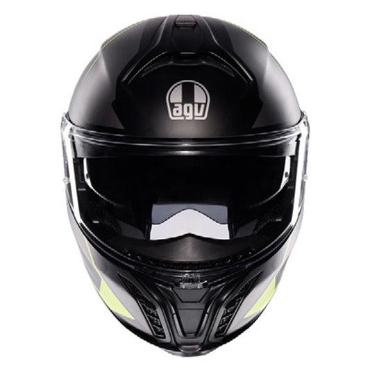 AGV TOURMODULAR PERCEPTION BLACK/GREY/YELLOW FLUO (M) 211251E2OY102M