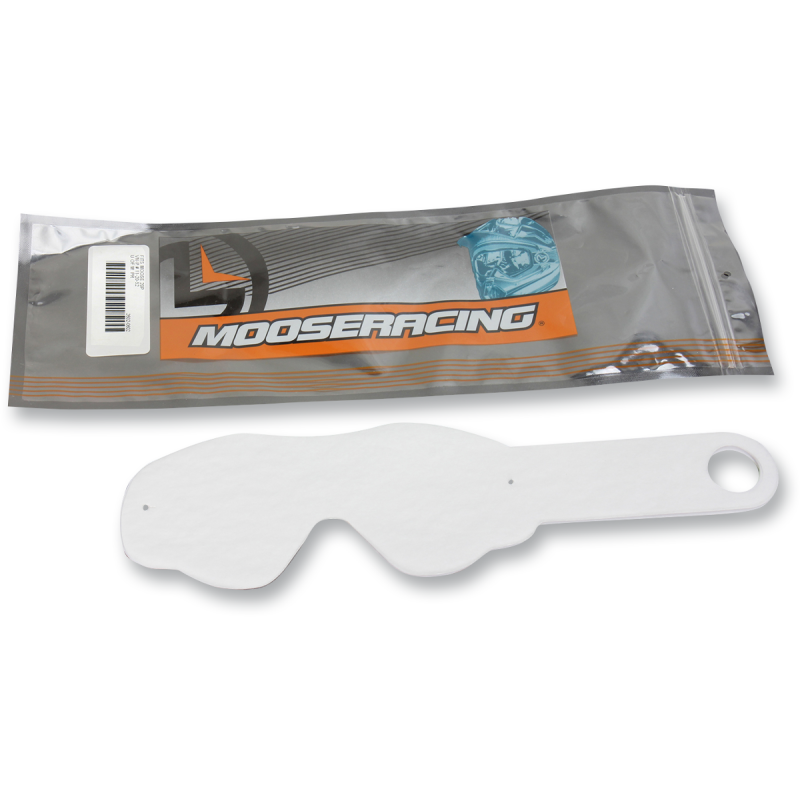 MOOSE RACING SOFTGOODS TEAROFF YTH QUAL 10PK CLR 2602-0707