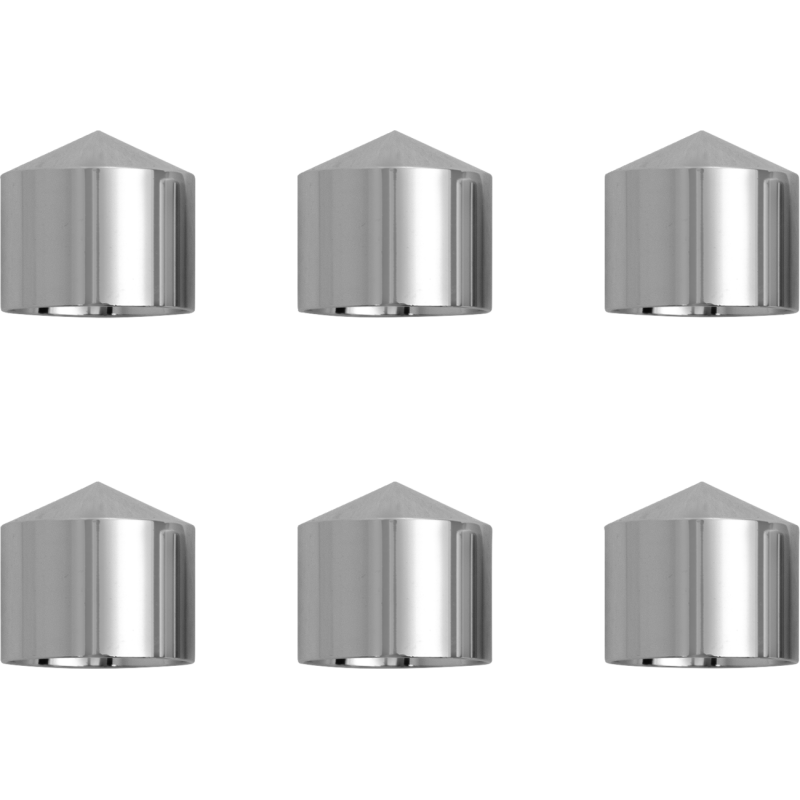 CIRO LLC 99-17 TC ROCKER BOX CAP KIT PK CHR 70007