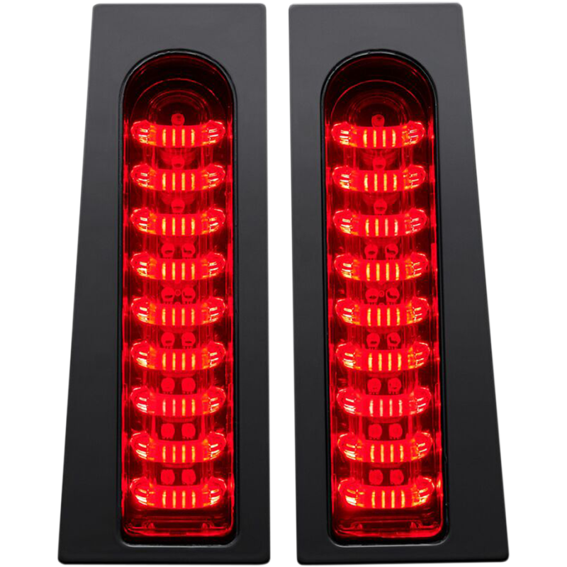 CUSTOM DYNAMICS 14-19 FLHT PROBEAM FILLERZ S/B LED LIGHT RD/GL/BLK PR PB-FILL-R-B