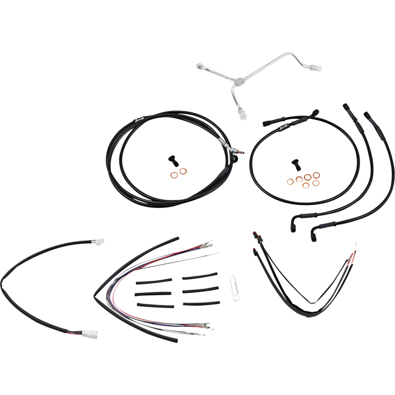 BURLY BRAND CONTROL KIT - 14" APE HANGER HANDLEBARS B30-1173