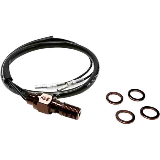 K&S TECHNOLOGIES HYD BRAKE LGT SW 1.25 BLK 12-0010B