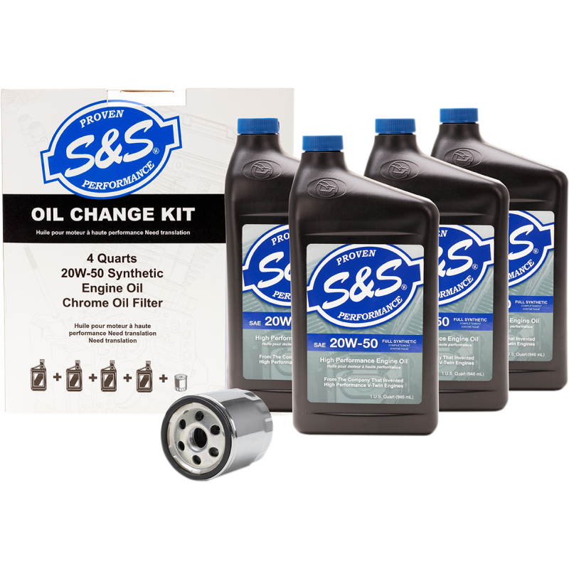 S&S CYCLE S&S OIL CHANGE KIT EVO/XL 218940