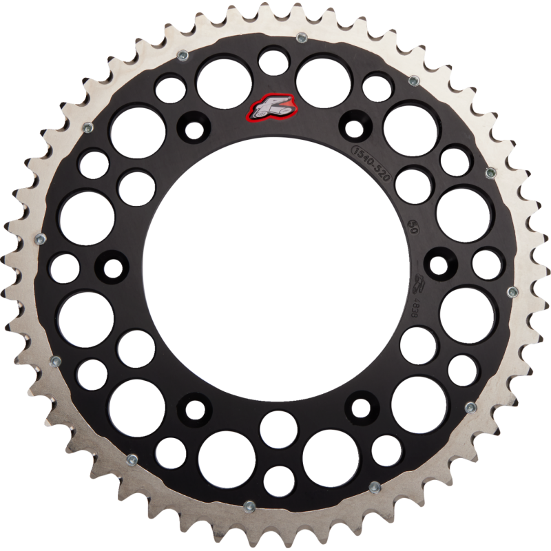 RENTHAL RENTHAL TWINRING SPROCKET 1540-520-50GP BLACK 1540-520-50GPBK