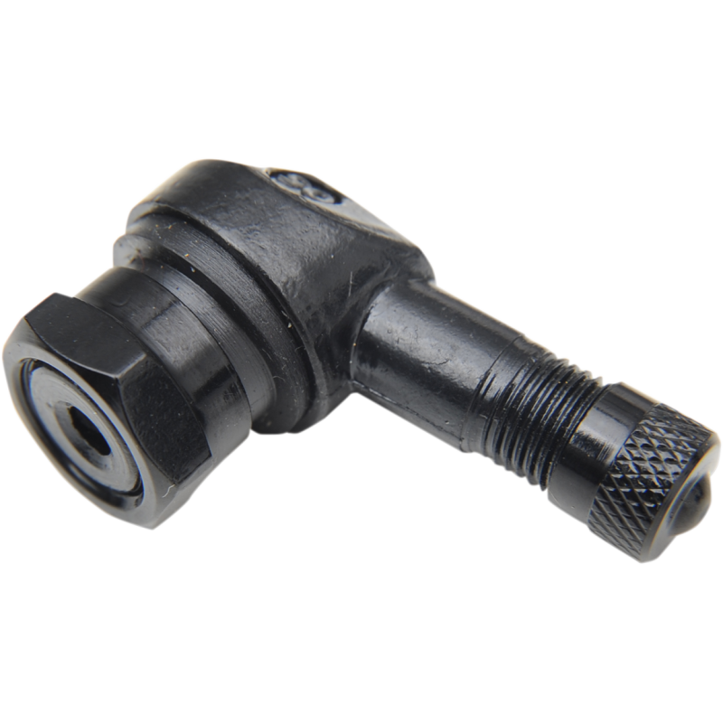 K&L SUPPLY 10MM METAL 90 VALVE STEM, BLK 32-3034