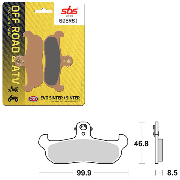SBS EVO SINTER BRAKE PAD 6280608100
