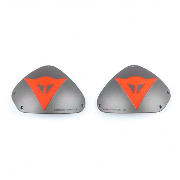 DAINESE SHOULDER PLATE DETS ALU/RD FLUO 201876216-Z46-N