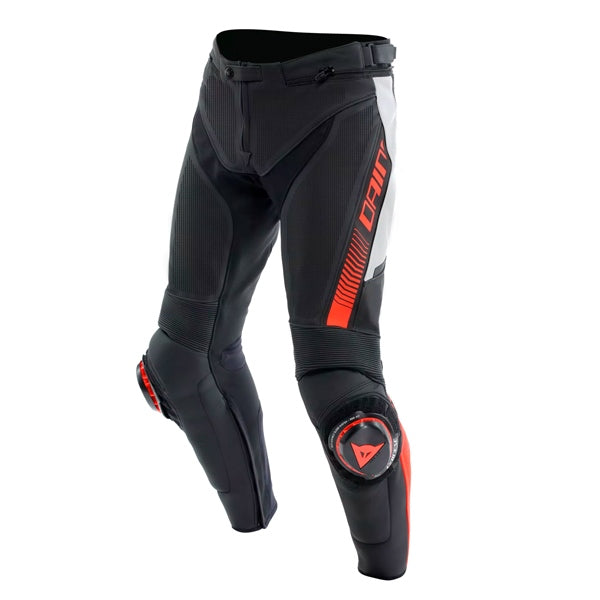 DAINESE PANT SUPER SPEED MEN BK/WH/FLUO RD 44 2015500007-N32-44