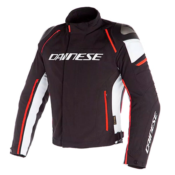 DAINESE JACKET RACING 3 MEN BK/WH/FLUO RD 60 201654605-N32-60