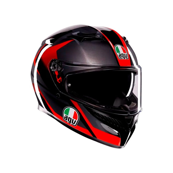AGV HELM K3 STRIGA BK/GY/RD 2XL 2118381001-018-XXL