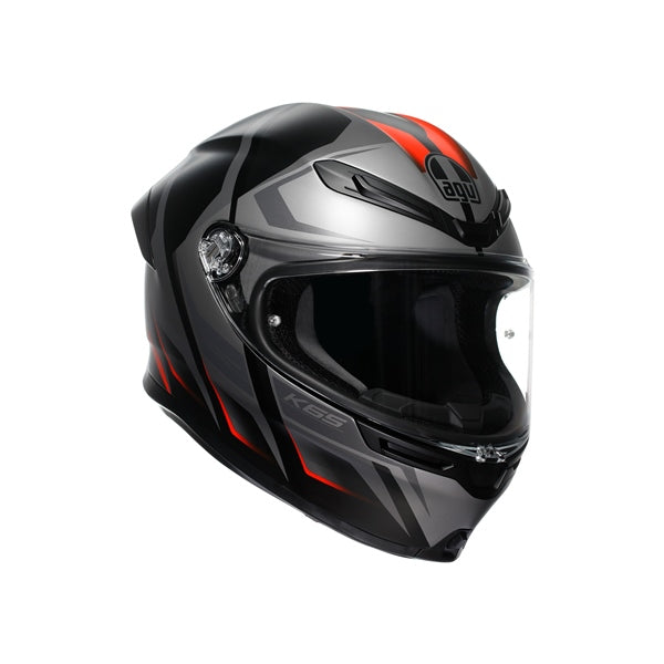 AGV HELM K6 S KARVE MAT BK/GY/RD S 2118395015-024-S