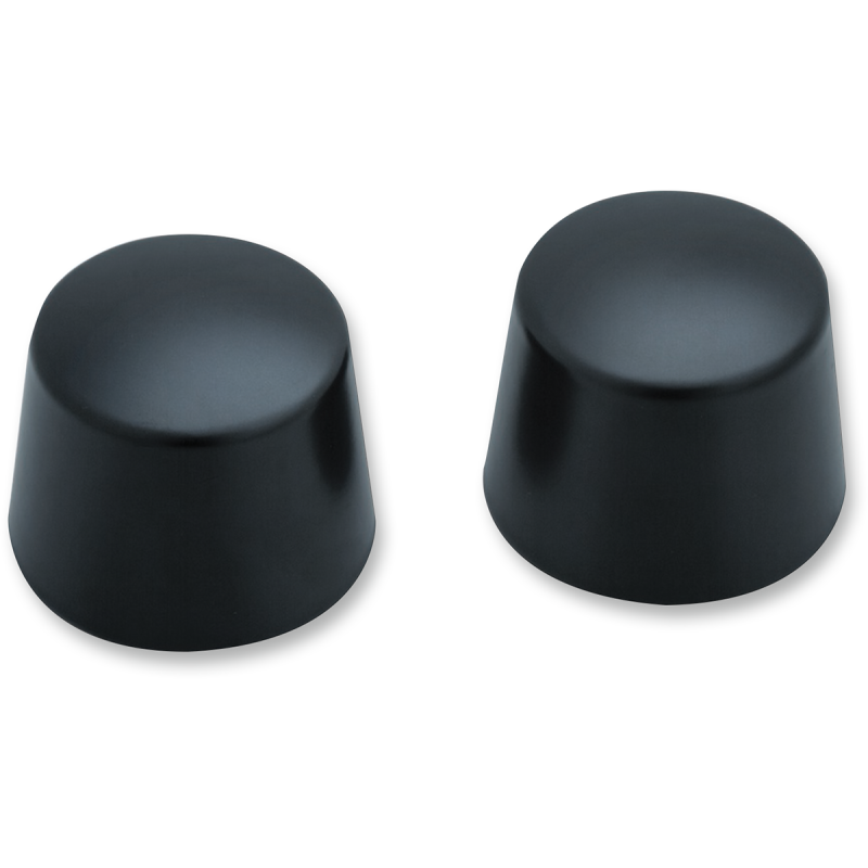 KURYAKYN 07-17 S/TAIL 08-19 FLHT FRT AXLE CAPS ST/BLK PN 1229 KUR1229