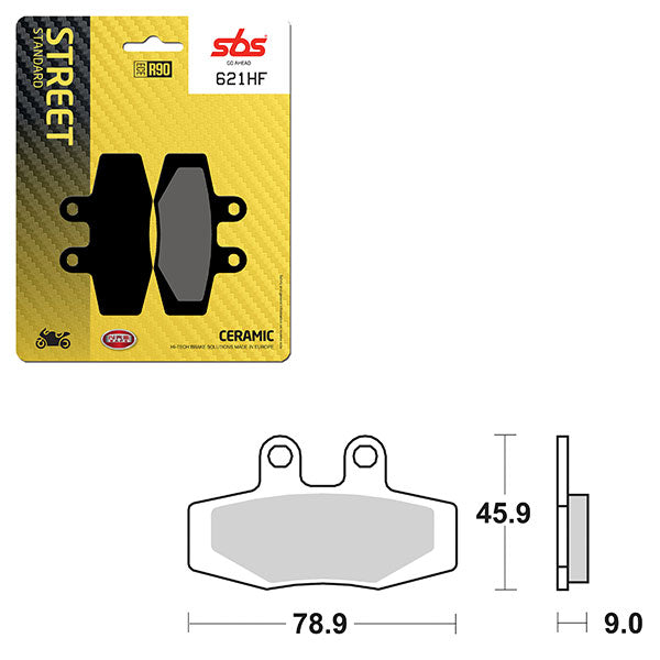 SBS ATV/UTV CERAMIC BRAKE PAD 6190621100