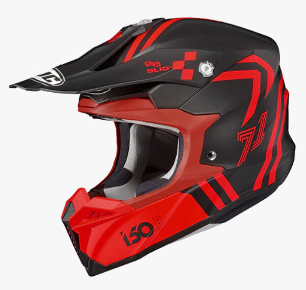 HJC I50 HEX SF BK/RD LG 0000369818