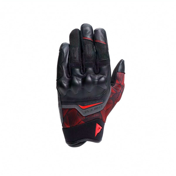 DAINESE GLOVE ERMEX MEN BK/LAVA RD XS 2018100026-B78-XS