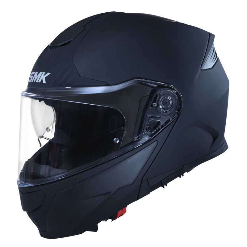 SMK HELMETS (L) GULLWING MAT BLK DOT ECE LG 1000084096