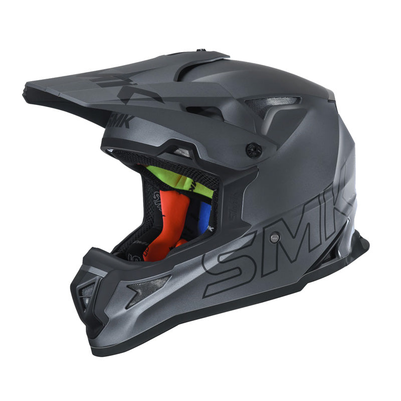 SMK HELMETS (L) ALLTERRA MAT ANTHRACITE/BLK/BLK DOT ECE LG 1000067641
